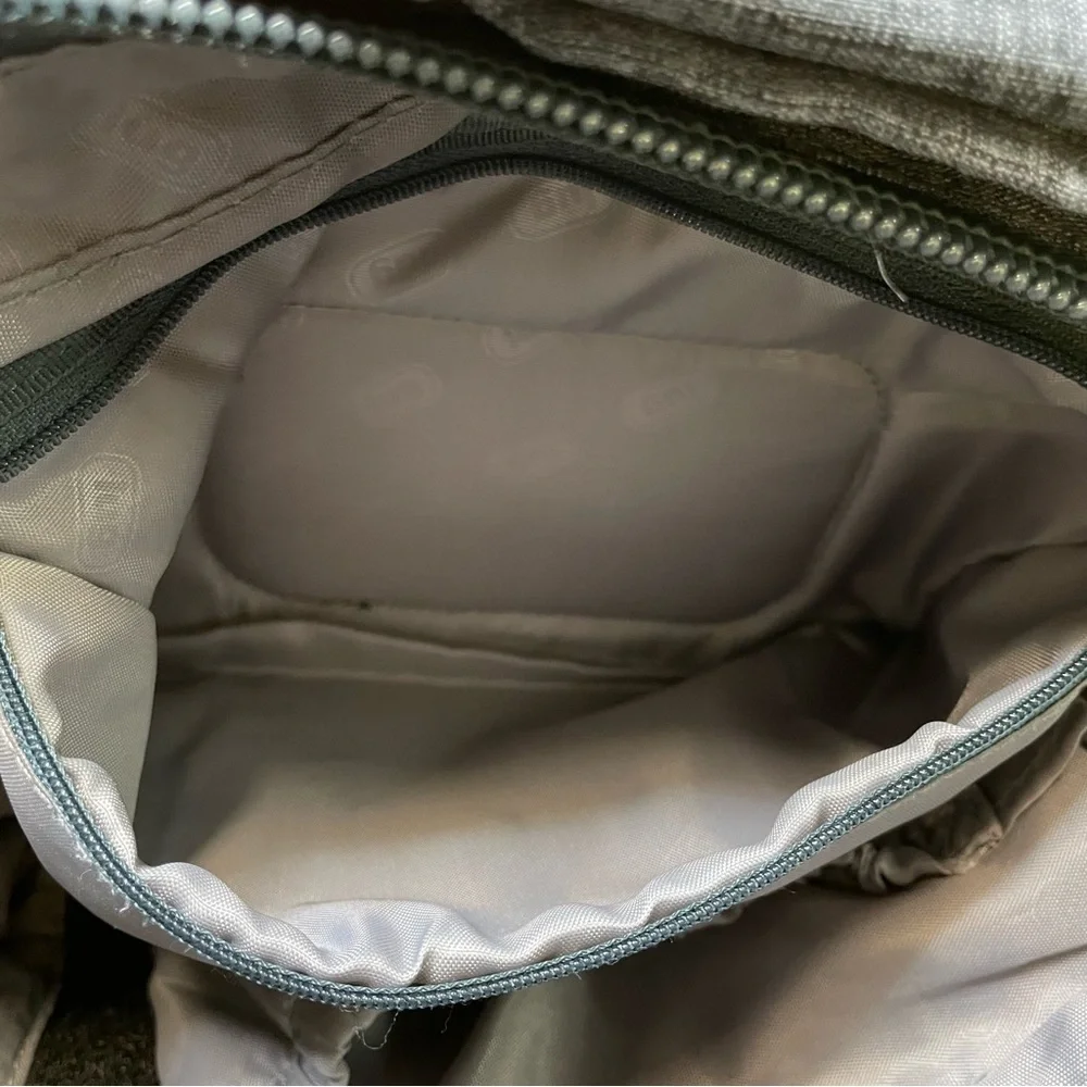 Lug Streetcar Quilted Heathered Gray Shoulder Bag